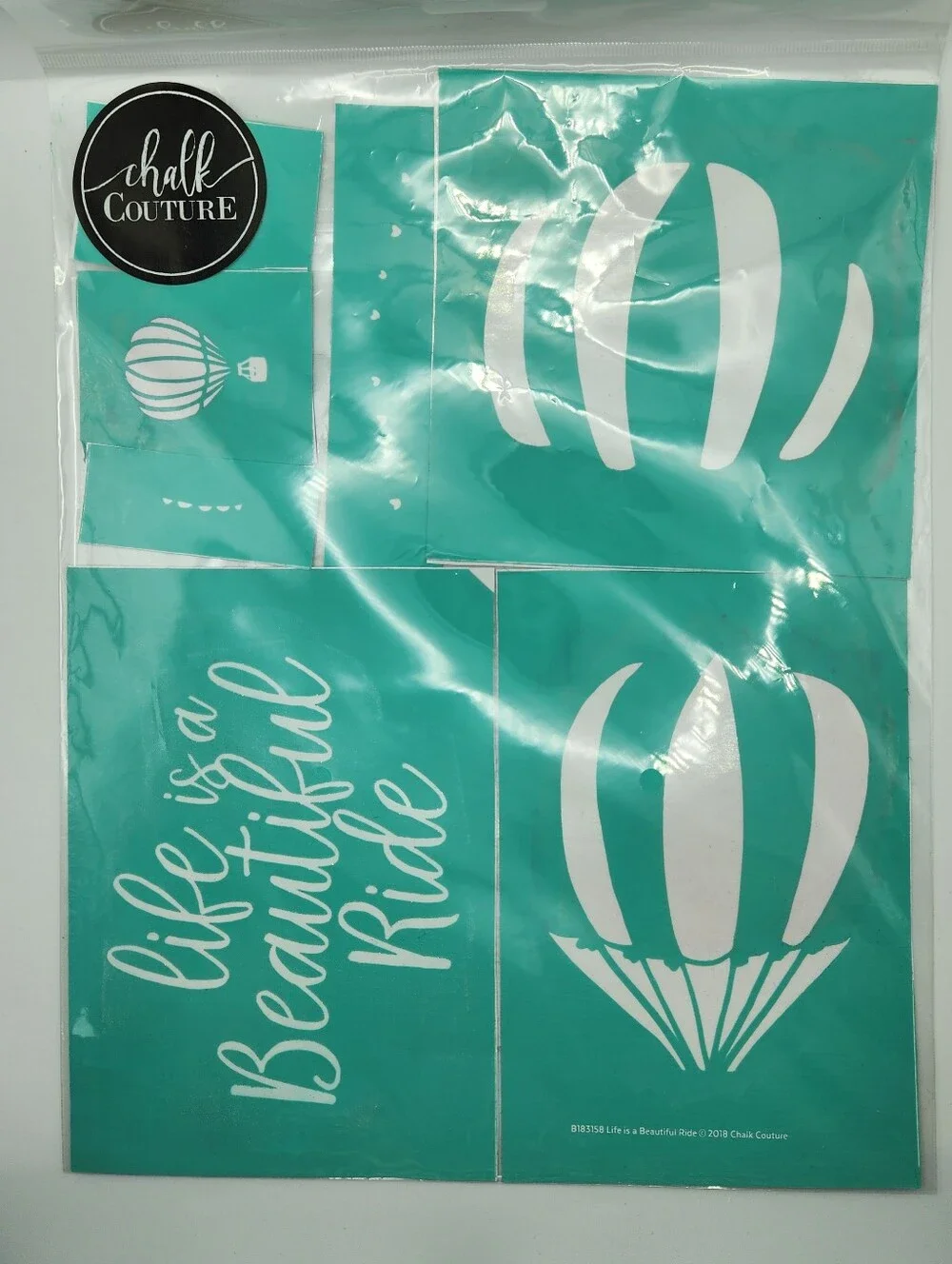 Lot Of 3 Chalk Couture Transfers, 8.5